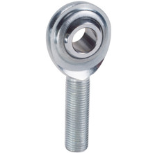 QA1 C Series 2-Pc Rod End - Male/Left Hand - .375in Bore x 3/8-24 - Carbon Steel - CML6