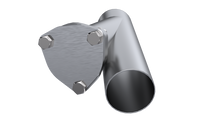 QTP 2.5in Bolt-On QTEC 3 Bolt Cover Plate - 10250C