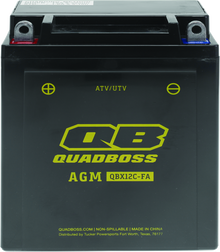 QuadBoss Maintenance-Free AGM Battery QBX12C-FA - 401382