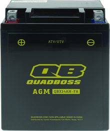 QuadBoss Maintenance-Free AGM Battery QBX14AH-FA - 401384