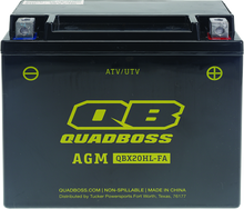 QuadBoss Maintenance-Free AGM Battery QBX20HL-FA - 401385