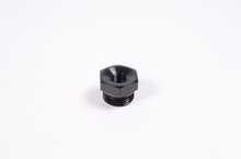 Radium Engineering 8AN ORB to 1/8NPT Female Adapter Fitting - Blk Anodized - 14-0119