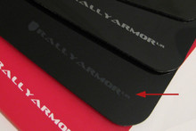 Rally Armor 02-07 Subaru WRX/STI/RS/2.5i (Wagons Req. Mod.) Black UR Mud Flap w/Grey Logo - MF1-UR-BLK/GRY