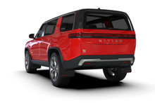 Rally Armor 22-25 Rivian R1S Black UR Mud Flap w/Metallic Black Logo - MF108-UR-BLK-MBK