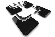 Rally Armor 2024 Hyundai Kona/Kona EV Black UR Mud Flap w/Metallic Black Logo - MF113-UR-BLK-MBK