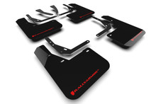 Rally Armor 2024 Hyundai Kona/Kona EV Black UR Mud Flap w/Red Logo - MF113-UR-BLK-RD