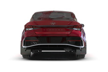Rally Armor 24-25 Hyundai Elantra Black Mud Flap Metallic Black Logo - MF119-UR-BLK-MBK