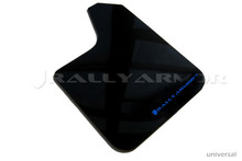 Rally Armor Universal Fit (No Hardware) Black UR Mud Flap w/ Red Logo - MF12-UR-BLK/RD