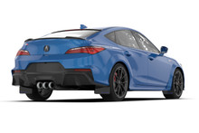 Rally Armor 23-24 Acura Integra Type S Black Mud Flap w/Blue Logo - MF129-UR-BLK-BL