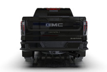 Rally Armor 20-25 GMC Sierra 2500/3500 HD Denali Black Mud Flap w/White Logo - MF131-BLK-WH