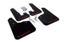 Rally Armor 10-14 Subaru Legacy Black UR Mud Flap w/ Red Logo - MF14-UR-BLK/RD