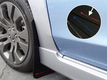 Rally Armor 12-16 Subaru Impreza 4D/5D Black UR Mud Flap w/Red Logo - MF22-UR-BLK/RD