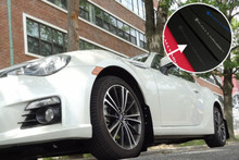 Rally Armor 13-17 Subaru BRZ/Toyota FR-S Black UR Mud Flap w/Grey Logo - MF23-UR-BLK/GRY