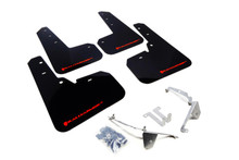 Rally Armor 13-17 Subaru Crosstrek XV Red Mud Flap w/White Logo - MF26-UR-RD/WH