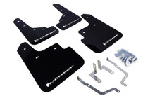 Rally Armor 14-18 Mazda3 Black UR Mud Flap w/White Logo - MF31-UR-BLK/WH