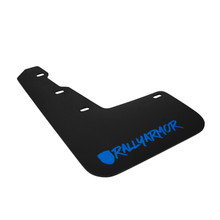 Rally Armor 15-21 Subaru WRX/STI Black Mud Flap Blue Altered Font Logo - MF32-UR-BLK/BL-X