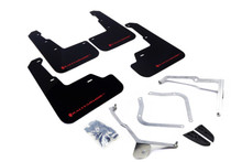Rally Armor 15-21 Subaru WRX/STI Black UR Mud Flap w/Red Logo - MF32-UR-BLK/RD