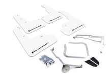 Rally Armor 15-21 Subaru WRX/STI White UR Mud Flap w/Black Logo - MF32-UR-WH/BLK