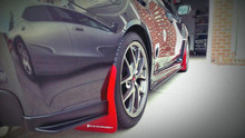 Rally Armor 15-21 Subaru WRX/STI White UR Mud Flap w/Black Logo - MF32-UR-WH/BLK