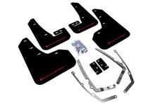 Rally Armor 15-21 MKVII VW Golf/GTI Black UR Mud Flap w/Red Logo - MF37-UR-BLK/RD