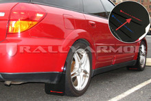Rally Armor 05-09 Subaru Legacy / Outback Black UR Mud Flap w/Red Logo - MF4-UR-BLK/RD