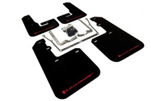 Rally Armor 15-18 VW Jetta Black UR Mud Flap w/Red Logo - MF42-UR-BLK/RD