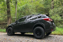 Rally Armor 18-23 Subaru Crosstrek Black UR Mud Flap w/Yellow Pearl Logo - MF46-LTUR-BLK/PYP