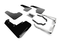 Rally Armor 18-23 Subaru Crosstrek Black UR Mud Flap w/Silver Logo - MF46-LTUR-BLK/SIL