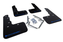 Rally Armor 17-22 Honda Civic Type R Black UR Mud Flap w/Blue Logo - MF47-UR-BLK/BL