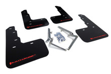Rally Armor 17-22 Honda Civic Type R Black UR Mud Flap w/Red Logo - MF47-UR-BLK/RD
