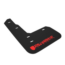 Rally Armor 17-22 Honda Civic Type R Black Mud Flap Red Altered Font Logo - MF47-UR-BLK/RD-X