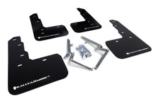 Rally Armor 17-22 Honda Civic Type R Black UR Mud Flap w/White Logo - MF47-UR-BLK/WH