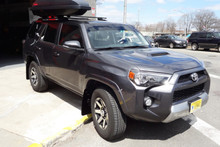 Rally Armor 12-24 Toyota 4Runner Black UR Mud Flap w/Red Logo - MF48-UR-BLK/RD