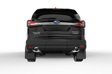 Rally Armor 18-25 Subaru Ascent Black UR Mud Flap w/Red Logo - MF49-UR-BLK/RD