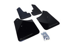 Rally Armor 03-08 Subaru Forester Black UR Mud Flap w/ Grey Logo - MF5-UR-BLK/GRY