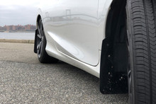 Rally Armor 16-21 Honda Civic Si Black UR Mud Flap w/Dark Grey Logo - MF50-UR-BLK/DGRY