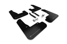 Rally Armor 19-21 Hyundai Elantra GT N Line/i30 Black UR Mud Flap w/Grey Logo - MF59-UR-BLK/GRY