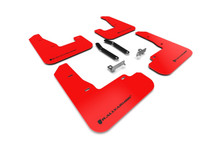 Rally Armor 19-21 Hyundai Elantra GT N Line/i30 Red UR Mud Flap w/Black Logo - MF59-UR-RD/BLK