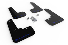Rally Armor 20-25 Subaru Legacy Black UR Mud Flap w/Blue Logo - MF64-UR-BLK/BL