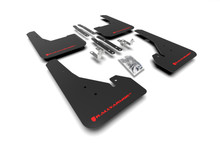 Rally Armor 18-25 Toyota Corolla Hatchback Black UR Mud Flap Red Logo - MF67-UR-BLK/RD