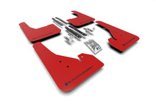 Rally Armor 18-25 Toyota Corolla Hatchback Red UR Mud Flap Black Logo - MF67-UR-RD/BLK