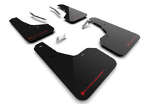 Rally Armor 22-24 Subaru Forester (Incl. Wilderness) Black UR Mud Flap w/Red Logo - MF82-UR-BLK/RD