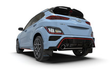 Rally Armor 22-23 Hyundai Kona N Black UR Mud Flap w/Red Logo - MF83-UR-BLK-RD