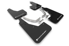 Rally Armor 22-24 Hyundai Ioniq 5 Black Mud Flap w/White Logo - MF87-UR-BLK-WH