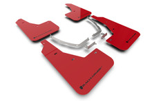 Rally Armor 22-24 Hyundai Ioniq 5 Red Mud Flap w/Black Logo - MF87-UR-RD-BLK