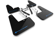 Rally Armor 23-25 Toyota GR Corolla Black Mud Flap w/Light Blue Logo - MF89-UR-BLK-NB