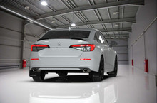 Rally Armor 22-25 Honda Civic/Civic Si/Sport Black UR Mud Flap w/Blue Logo - MF90-UR-BLK/BL