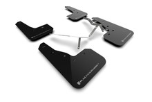 Rally Armor 22-25 Honda Civic/Civic Si/Sport Black UR Mud Flap w/Grey Logo - MF90-UR-BLK/GRY