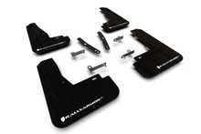 Rally Armor 22-25 Kia EV6 Black UR Mud Flap White Logo - MF91-UR-BLK-WH
