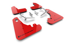 Rally Armor 22-25 Subaru BRZ / Toyota GR86 Red UR Mud Flap w/Black Logo - MF99-UR-RD-BLK